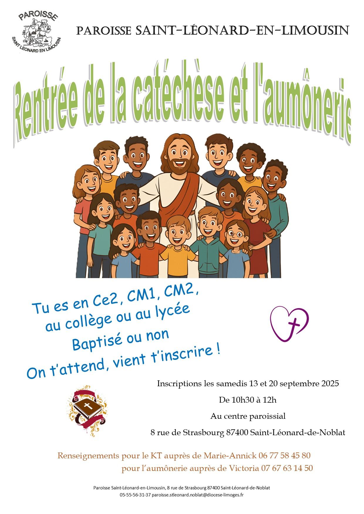 202509 affiche rentree kt aumonerie